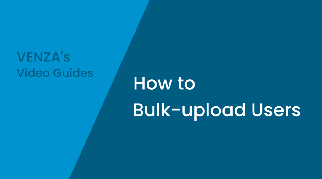 Bulk-Upload Multiple New Users