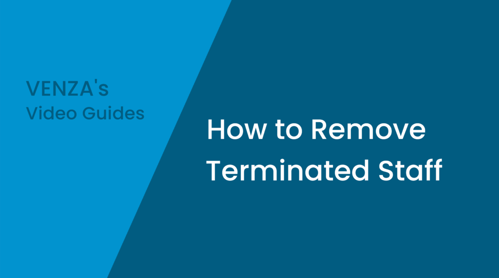 Removing Terminated Employees